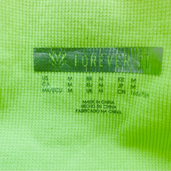 Forever 21 Active Seamless Cropped Cami Biker Shorts Leggings Bundle Set Bright - Picture 16 of 16